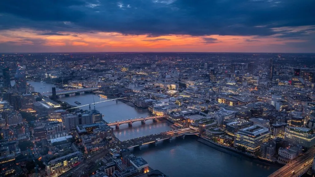 london, sunset, england, architecture, nature, city, bridge, dusk, night sky, night, blue sky, building, uk, sky, thames, travel, river, urban, blue, famous, capital