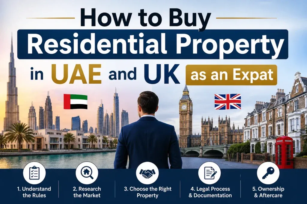 How to Buy Residential Property in UAE and UK as an Expat